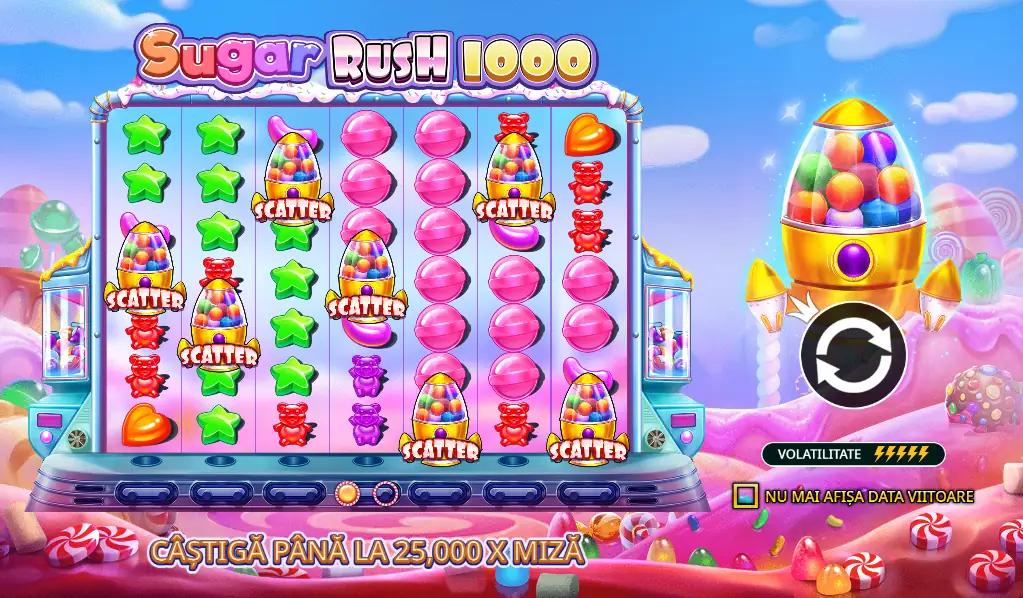 Sugar Rush 1000 – Slot Demo Gratuit cu Multiplieri Uriaşi